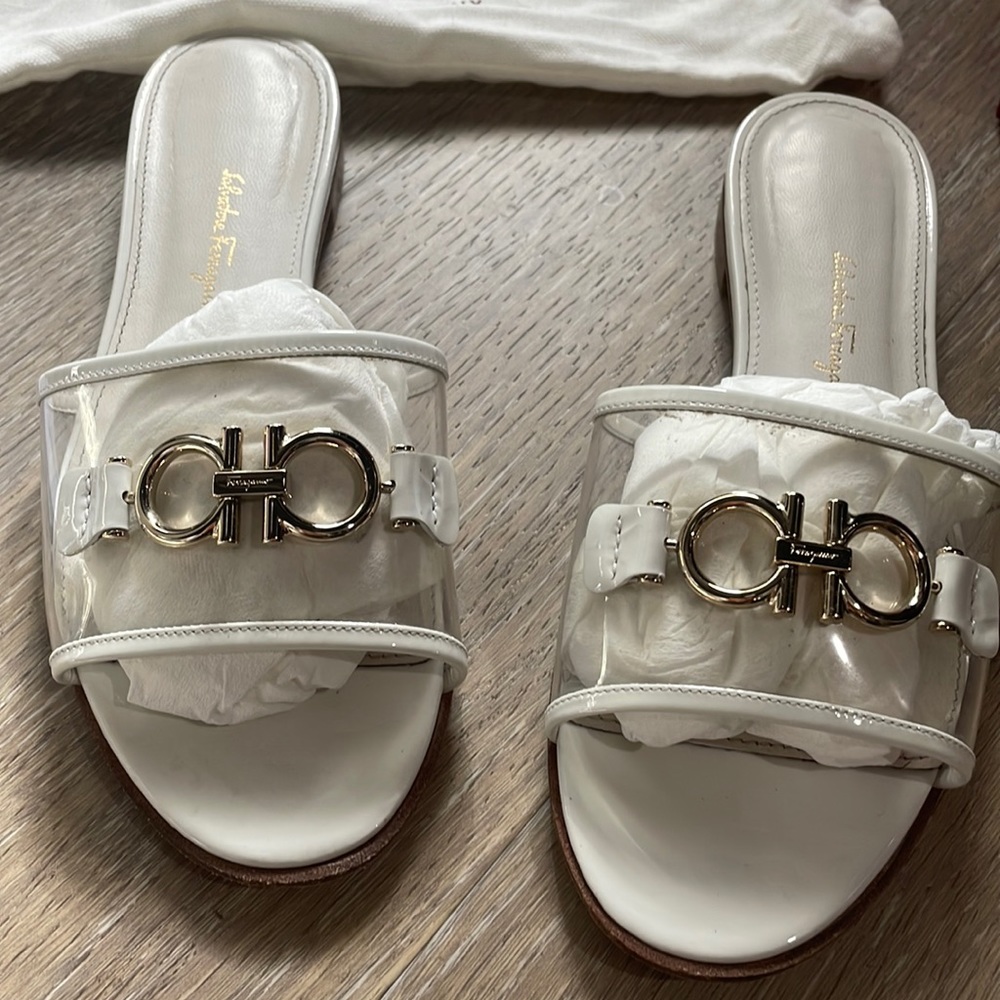 Ferregamo Sandals Rhodes PVC